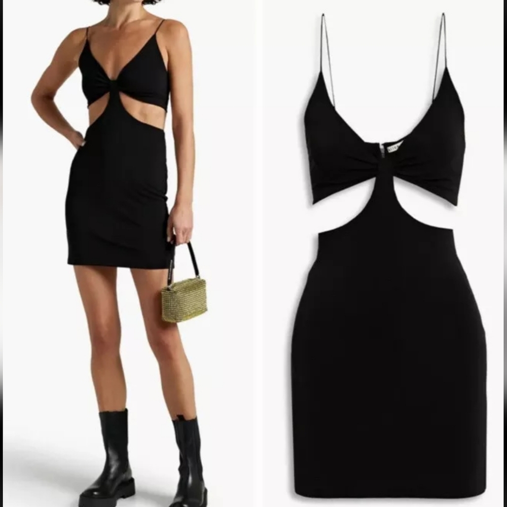 Alice + Olivia Havana cutout mini dress, size 6, NWT - Picture 1 of 14